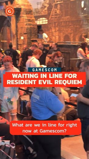Would YOU wait for hours to get your hands on #ResidentEvilRequiem? 🔦 #GamesCom #WhatAreYouInLineFor | GameSpot