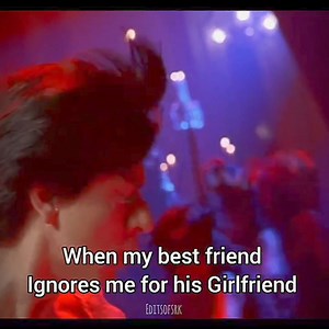 30K views · 758 reactions | Pov. When My Best Friend Ignores Me For His Girlfriend ❤️ #DunkiDrop5 #Dunki #dunkitrailer #Pathaan2 . . . #Jawan #Nayanthara #VijaySethupathi #SRK #ShahRukhKhan #kingkhan #Bollywood #kingofbollywood #reelsinstagram #explore #blockbuster #Vijay #atlee | Real Srk Fans Club | Facebook