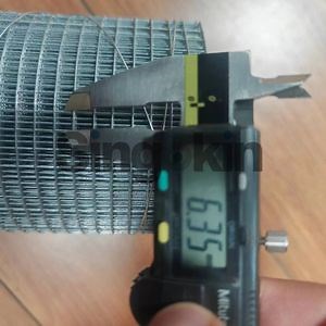 [Hot Item] 1/4 Inch Galvanized Welded Wire Mesh Gi Hardware Cloth Woven Wire Cloth