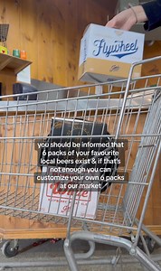 1.1K views | PSA! It’s like an adult candy store customizing your own 6 packs of beer… in great timing for the Long Weekend We’re open until 6pm today & tomorrow!  | Lee and Maria's | Facebook