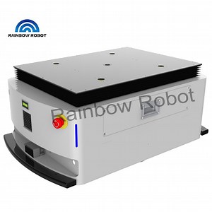 [Hot Item] 500kg Capacidad Código Qr Navegación Vehículo Guiado Automatizado Agv para Manejo de Almacén Agv
