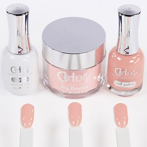 [Hot Item] Natural Pink Color Nail Dipping Powder Kit for 3 in 1