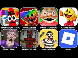 CRAZY CRAYONS ESCAPE!. Pac Man. Jail Breaker. Brawl Stars. Stumble Guy. Draw Master. Spranky Ran...