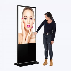 42 Inch LCD Display Touch Screen Free Standing Kiosk Subway Digital Signage Screens