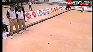 Incroyable dernière mène score 12 - 11 pour la Thaïlande Demi-Finale Championnat du Monde de Pétanque triplette 2002 à Grenoble en France France vs Thaïlande | Ouamassi Pétanque Officiel