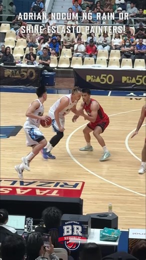 3.7K views · 26 reactions | “ADRIAN NOCUM BRINGS THE STORM ️ The young gun of Rain or Shine Elasto Painters shows no fear — attacking the rim, sinking big shots, and sparking the squad with pure energy! The future is bright for Nocum Nation!  #RainOrShine #AdrianNocum #RosPuso” | Basketball Republic | Facebook