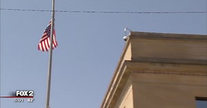 Upside down American flag at Flint courthouse explained