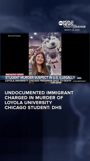 An 18-year-old freshman at Loyola University Chicago was shot to death while walking with a group of friends at a lakeside park. An undocumented immigrant from Venezuela has been charged with her murder. Rhiannon Ally has details.