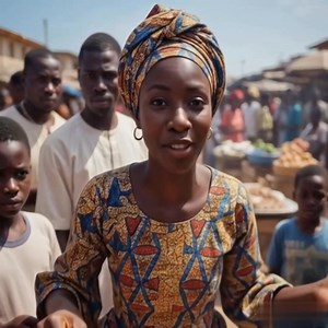 A hardworking girl using humor and sweet talk to sell hot pepper soup in a busy market ,turning hunger into laughter and cusfomers into family #christmashumor #holidayhumor | Violet Masuka