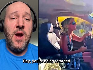 1.1M views · 8K reactions | Woman tries to drive through construction site #reaction | Rambling Reactions | Facebook