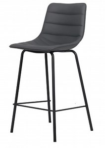 [Hot Item] Adjustable Height Bar Stool with Swivel Seat and Footrest for Kitchen Island Counter