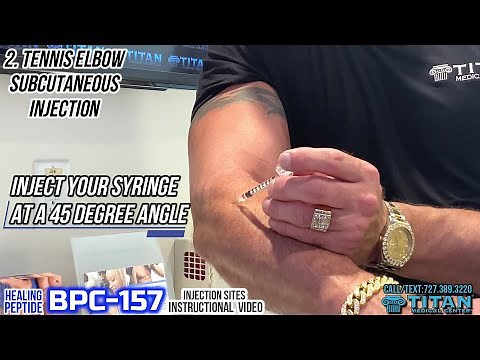 Injectable Healing Peptide BPC-157 Subcutaneous Site Injection Instructional Video w/ John Tsikouris