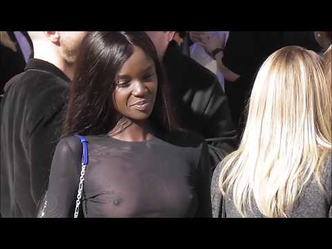 Duckie Thot / Victoria's Secret @ Paris 26 september 2018 Fashion Week show Margiela