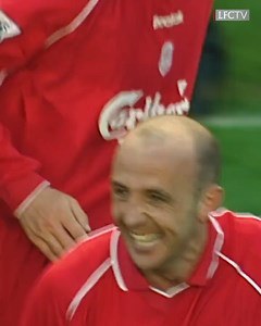 Deep into injury time at Goodison Park. The Reds get a free-kick 44 yards from goal. The score is 2-2... Step forward Gary McAllister to etch his name into Merseyside Derby history, on this day in 2001 😍 | Liverpool FC