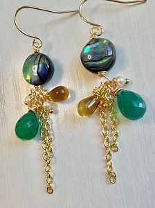 Abalone Earrings - Etsy Canada