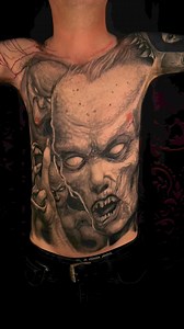 Healed. Just started sleeve. | Paul Booth