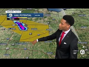 Tracking storms, some severe