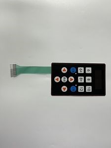 [Hot Item] Factory Custom Metal Dome Membrane Switch Keyboard/Keypad with 3m Rear Adhesive