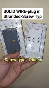 3.3K views · 23 reactions | Solid wire sa plug in type - Stranded wire sa Screw type outlet yan po ang ginagawa namin sa project namin . Ganoon dn po ba kayo mga sir? #electrician #relay #panelboard #Control #power #technician #switch #wiring #Outlet #electrical | Electricians Guide | Facebook