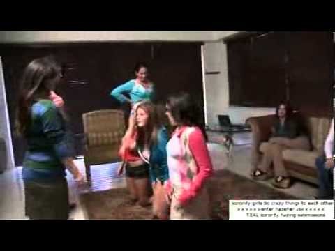 Real college girls in sorority hazing ritual on Vimeo