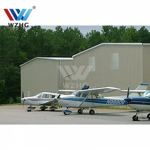 China Prefab Structures with Custom Private Jet Garage and Metal Aircraft Building Solutions Airplane Hangar
