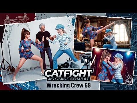 Catfight as Stage Combat Wrecking Crew 69
