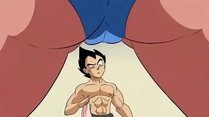 VEGETA GETS A GIFT [funsexydragonball] [princevegeta]