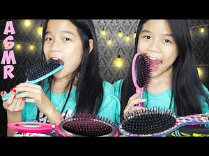 ASMR EDIBLE HAIR BRUSH - DIY Edible Hair Brush | Tran Twins