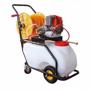[Hot Item] 50L Tank White Agricultural Pest Control Trolly Power Mist Sprayer