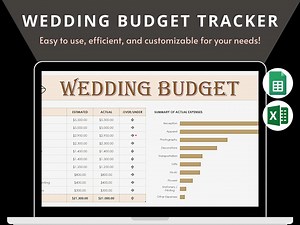 Wedding Budget Spreadsheet Planner | Excel | Google Sheets | Wedding Checklist | Wedding Budget Template | Wedding Spreadsheet - Etsy Australia