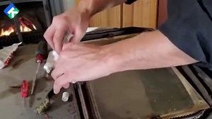 5/8" Pellet Stove Firebox Door Rope Gasket Seal Kit Fits for C-G-050 Wood Stove Door Gasket Rope High Temperature Seal Replacement Kit