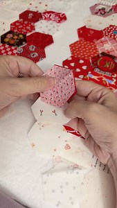 If you love sewing hexagons but hate EPP papers, watch this! Yep, no paper pieces, no fuss. I stamp the cutting line and seam line straight onto the fabric, snip them out, then hand stitch them together. This is my go-to for portable, paper free EPP, and I am sharing the full how-to very soon. Want the tutorial when it drops? Comment SCRAPPY and I will DM you the link to my fortnightly Scrappy Digest newsletter. Subscribers also get pattern specials and the latest news. #craftapaloozadesigns #ha