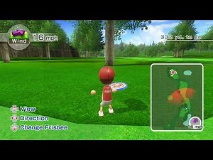 Wii Sports Resort - Frisbee Golf - 18 Holes (4K)