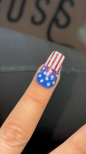 Fourth of July Nails? 🇺🇸 ✨ Yes, please! Get creative with all the fun designs our newest Fourth of July nail art plate has to offer! Gel polishes and nail art plates can be found on our website. ✨😝 #nailsart #nailart #diynailart | UberChic Beauty