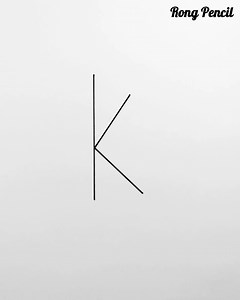 Girl drawing using "K" 👰 Easy drawing tricks for Beginners 🥰🥰 #girl #women #woman #rongpencil #drawing #art #artwork #easydrawing #cute #Beautiful #flower #artvideo #howtodraw | Rong Pencil