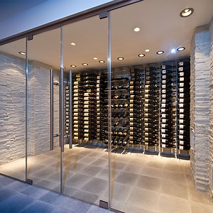 [Hot Item] Wholesale Modern Hotel Restaurant Glass Display Wine Storage Cellar Cabinet Furniture