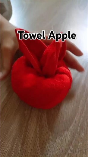 Towel Apple for housekeeping