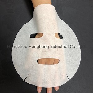 [Hot Item] Nonwoven Fabric Cotton Viscose Face Mask Sheet for Skincare