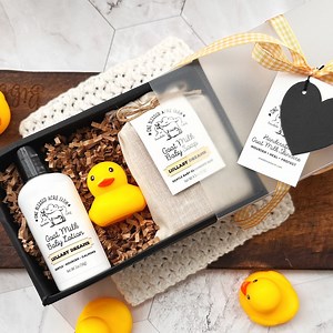 Baby Gift Set Goat Milk Soap Nourishing Baby Skincare Handcrafted Newborn Cruelty-free Organic New Mom Gift Basket Baby Shower Gift Under 20 - Etsy