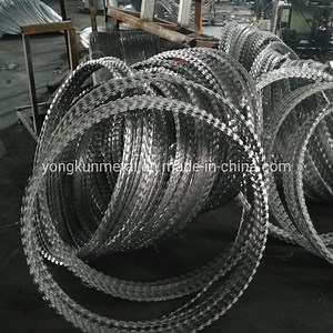 [Hot Item] High Quality Barbed Wire Roll Concertina Razor Galvanized Barbed Wire
