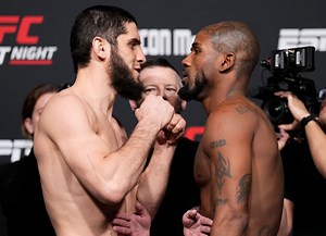 Weigh-In Faceoffs Fight Night: Makhachev vs Green