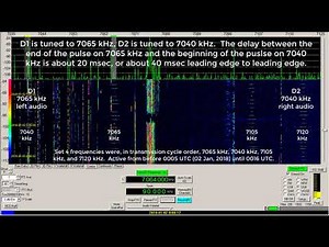 Oddity station, unknown source, inside the 40 meter ham band, 01 Jan, 2018, 2238 UTC