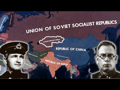 Kazakhstan Reunites the USSR - Thousand Week Reich hoi4 Timelapse