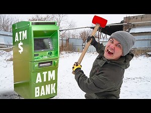 We Broke Into An Abandoned ATM Machine that we Bought for $1000. How Much Money Is Inside?