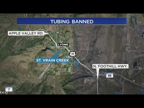 Tubing Banned Along St. Vrain Creek & River