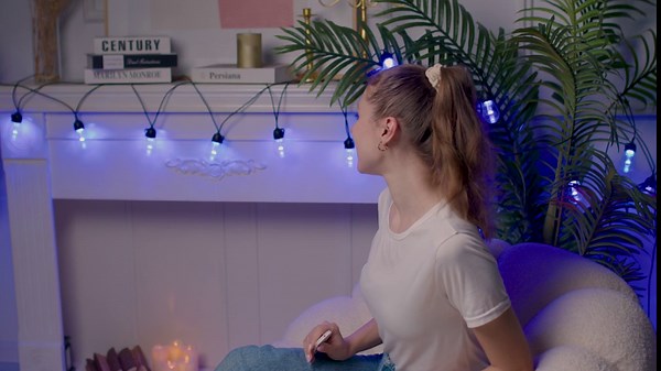 Solar String Lights, Outdoor Waterproof, 50ft Long, Illuminate Your Patio or Yard with Beautiful, Energy-Saving LED Lights