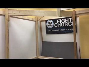 DIY punching bag rack Ground Control Fitness