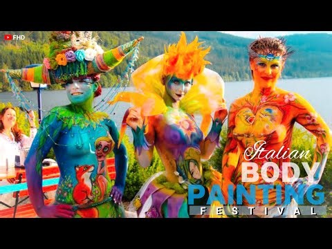 Inside the Most Incredible Body Painting Festival on Earth | Italian Body Painting Festival