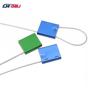 [Hot Item] Aluminium Head Container Sealing Lock Strip Cable Lock Truck Lock Long Steel Wire Cable Seals
