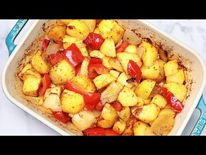 Roasted Potatoes With Onions and Peppers